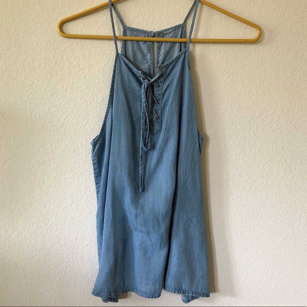 Cute denim tank top